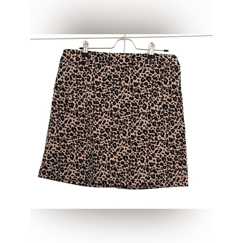 LOFT Leopard Print Mini Skirt Size 10